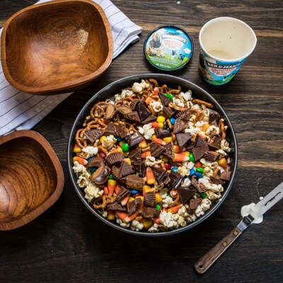 Step 5 Cake before going into the freezer