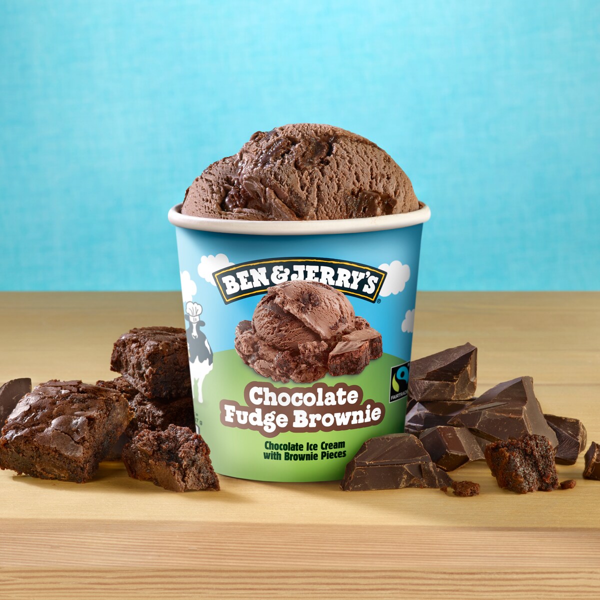 Chocolate Fudge Brownie Ice Cream - Tub 2 / 4