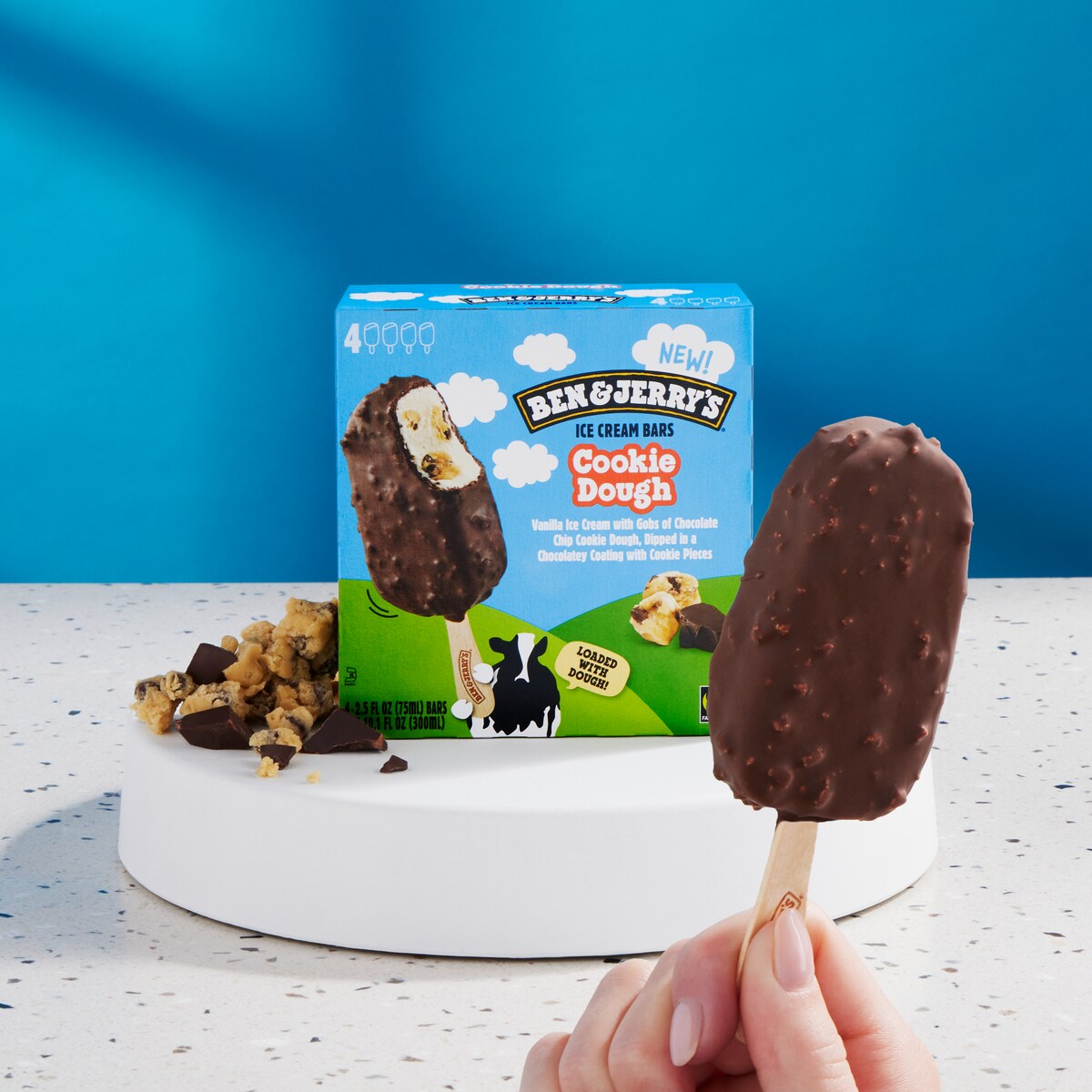 Chocolate Chip Cookie Dough Ice Cream - Bar Multipack 2 / 4