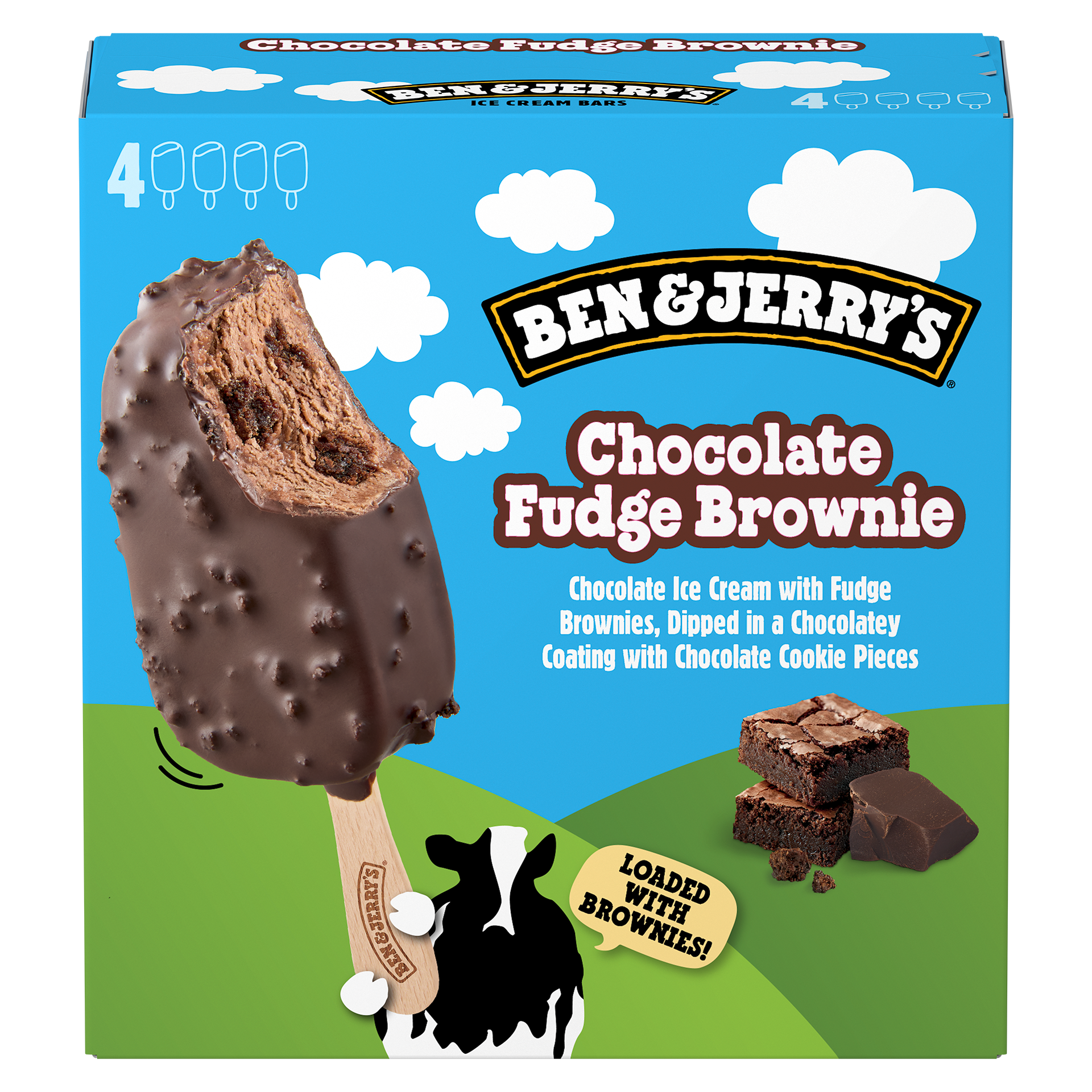 Chocolate Fudge Brownie Ice Cream - Bar Multipack