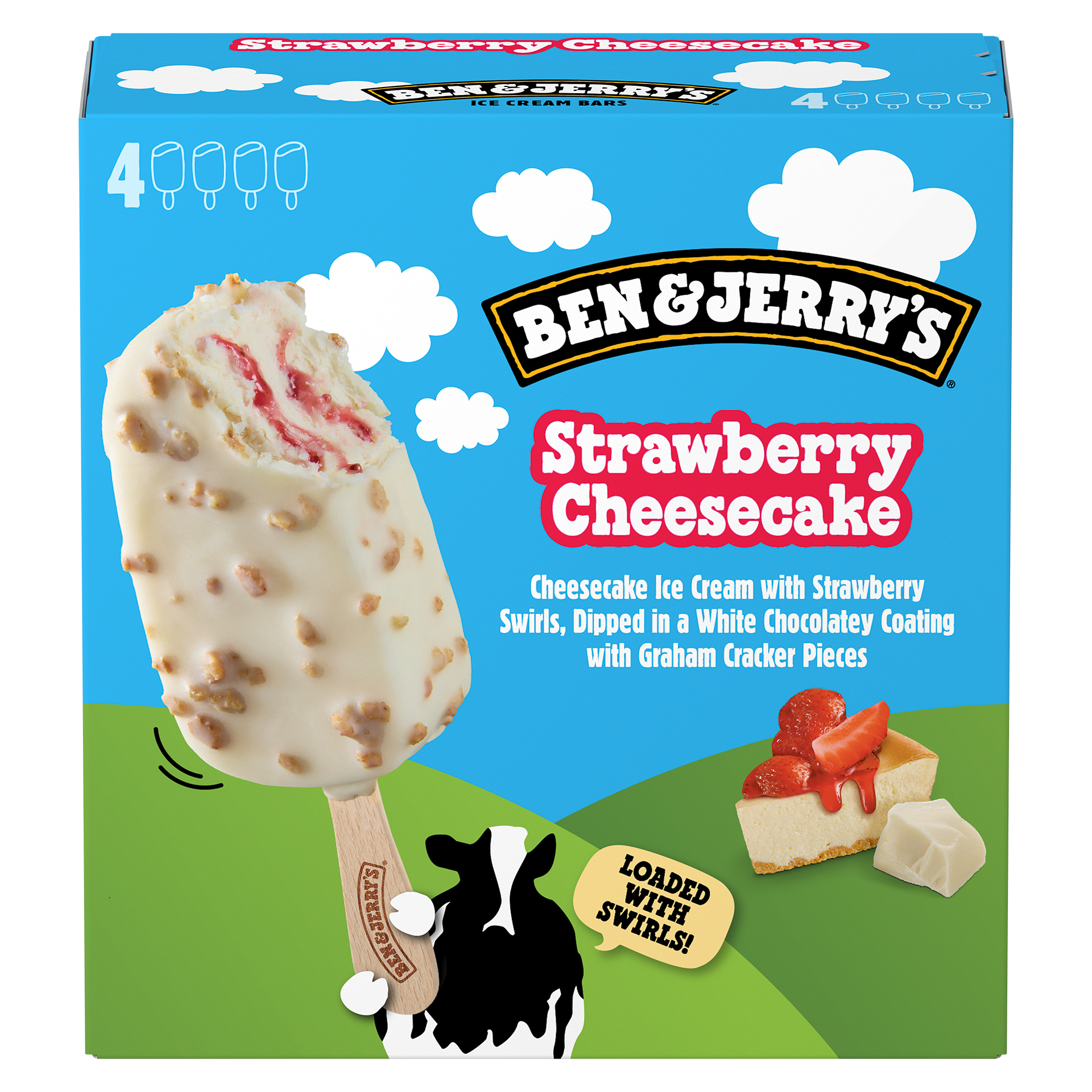 Strawberry Cheesecake Ice Cream - Bar Multipack