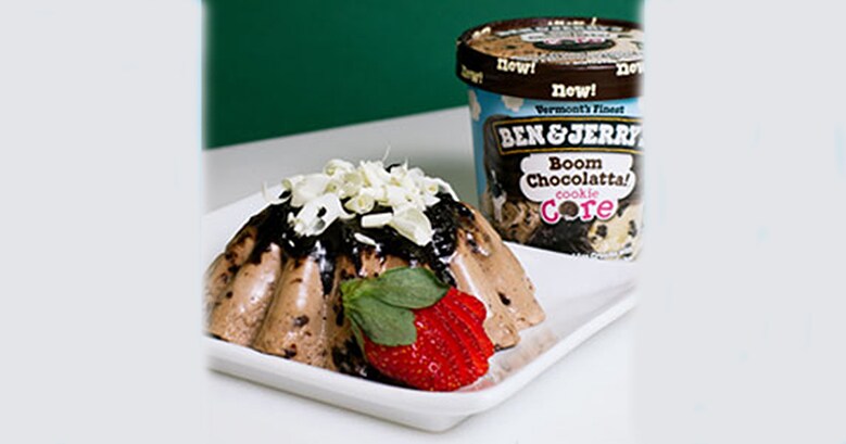 boom choc panacotta dessert