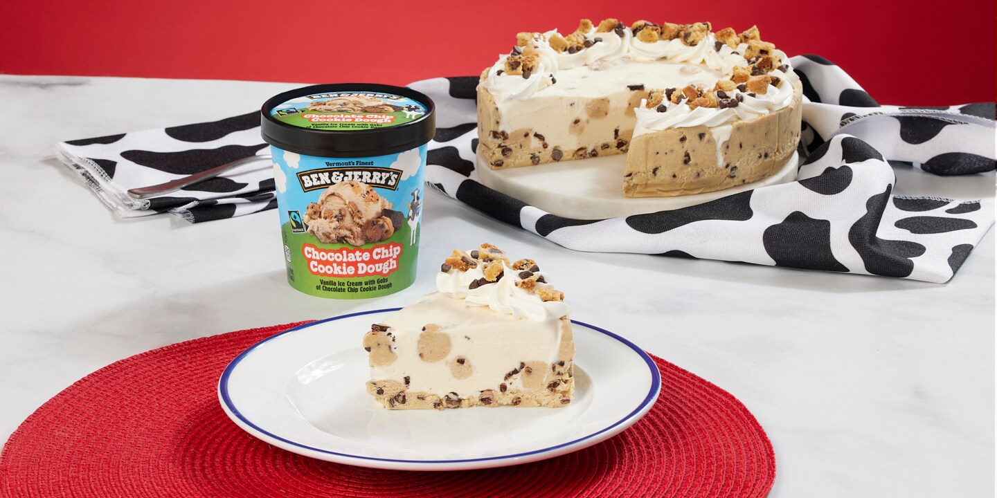 Chocolate Chip Cookie Ice Cream Pie