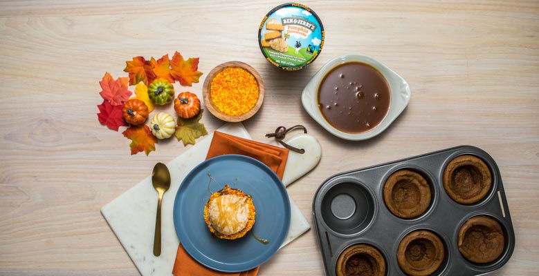 Pumpkin Cheesecake Cookie Bowl