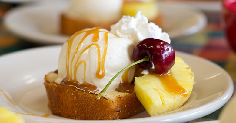 Picture of pineapple sundae