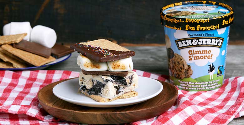 S’mores Ice Cream Sandwich