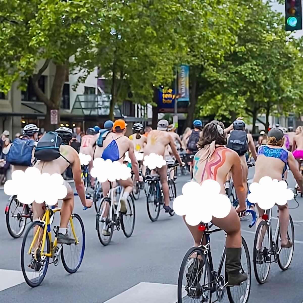 Bellingham Naked Bikers