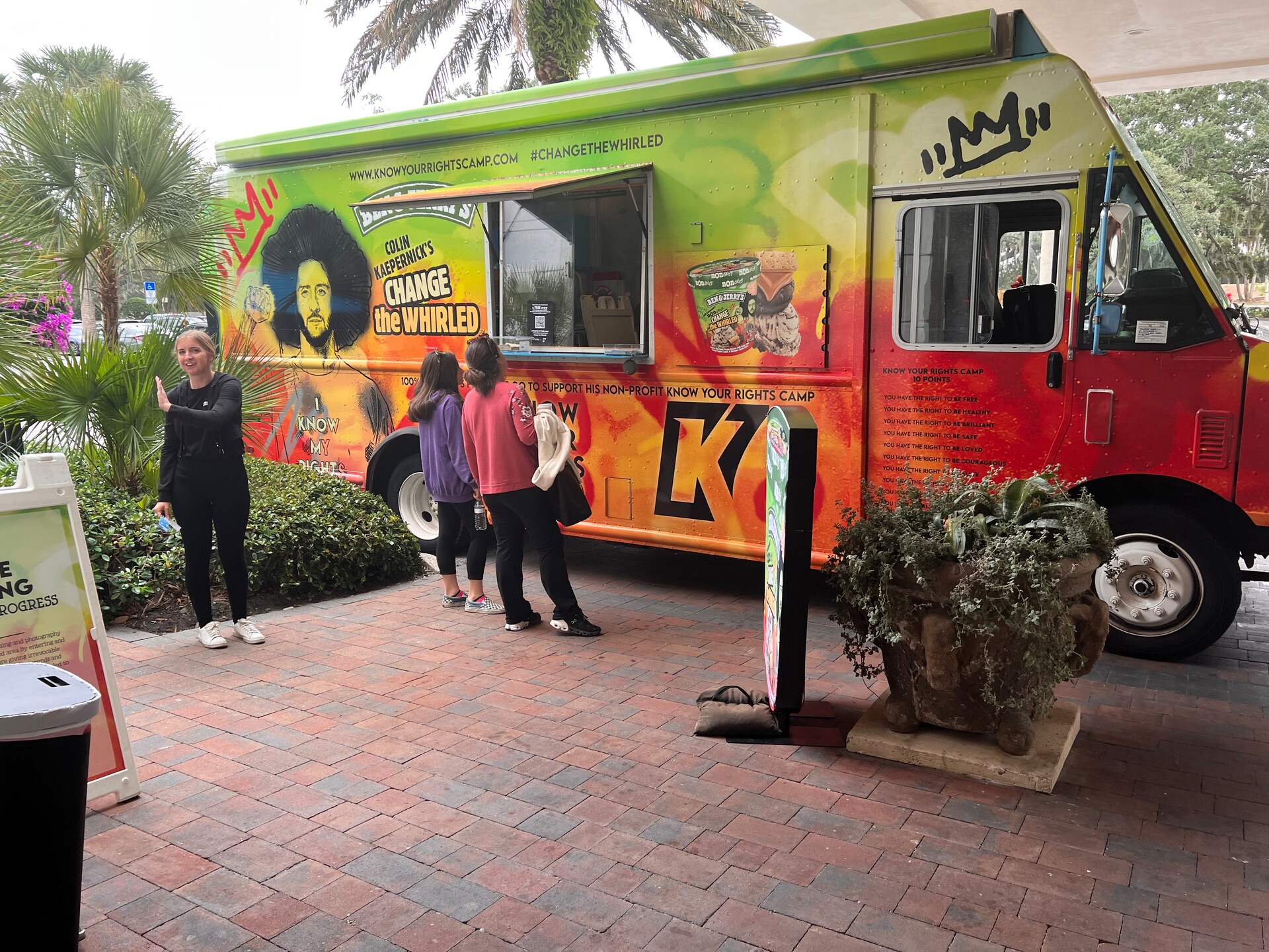 Ben & Jerry's scoop truck