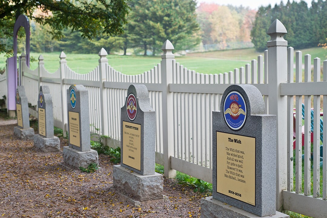 Graves at the Ben & Jerry's Flavor Graveyard