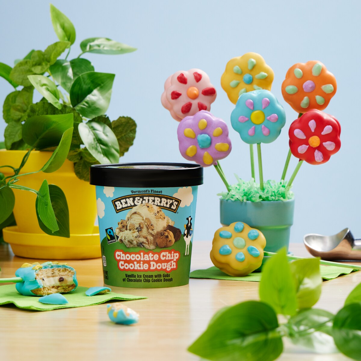 Flower-Shaped Ice Cream Sandwich Recipe - Ben & Jerry's