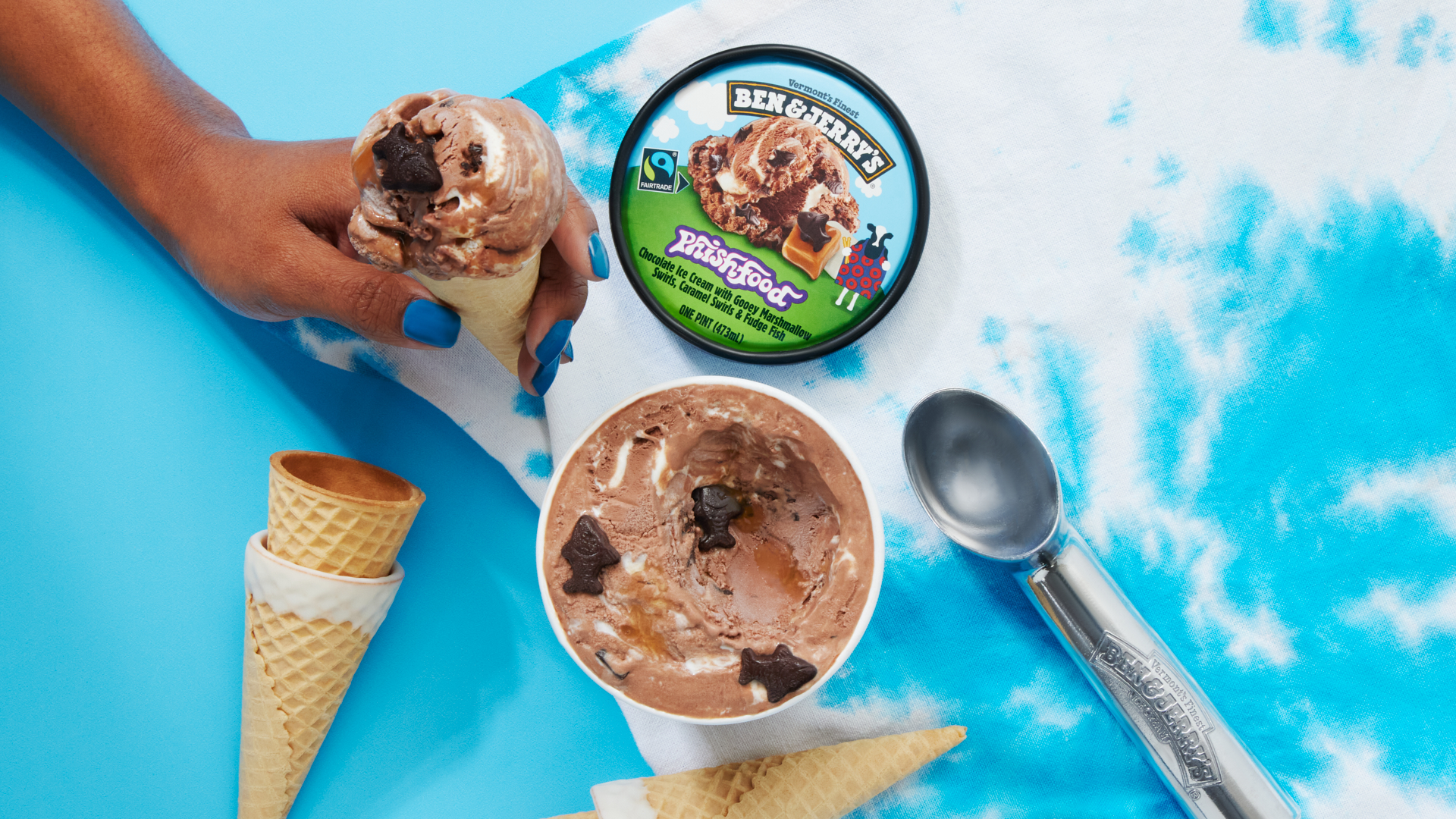 Pint of Ben & Jerry's Phish Food ice cream