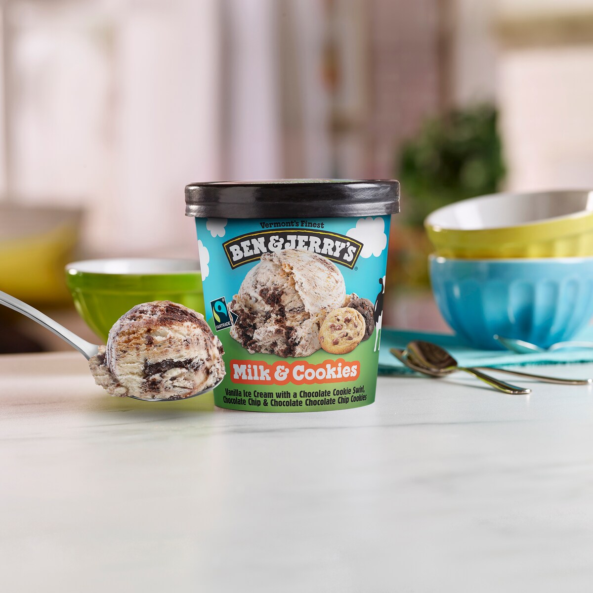 Ben & Jerry's Milk & Cookies ice cream