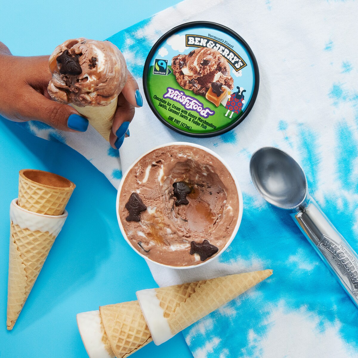 Pint of Ben & Jerry's Phish Food ice cream