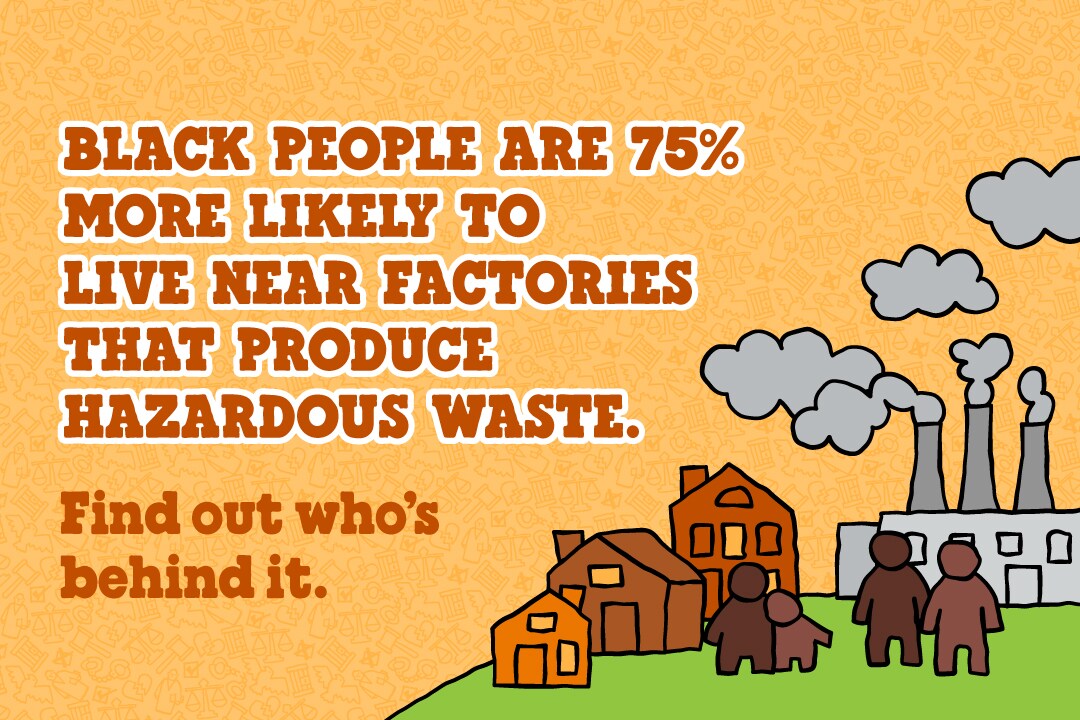 Blue background. Illustration of a plant growing in brown soil. Text reads: The future is soil!