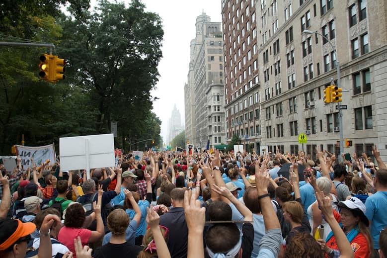 Ben & Jerry's nyc climate march