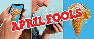 April Fools! Ben & Jerry's is joining the metaverse with a scratch 'n S'NFT NFT of their waffle cone smell.