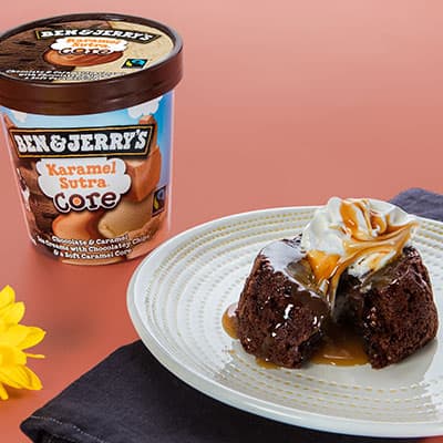 Ben & Jerry's Karamel Sutra Core Lava Cakes