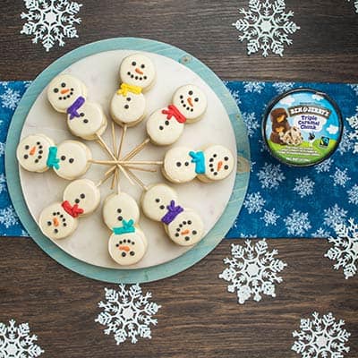 Ben & Jerry's Ice Cream Snowman-wiches
